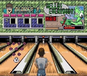 Super Bowling (USA) screen shot game playing